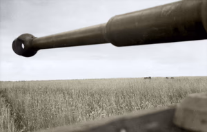 This is a retouched picture , which means that it has been digitally altered from its original version. Modifications: recolored . The original can be viewed here: Bundesarchiv Bild 101I-022-2949-22, Russland, Panzerkanone.jpg : . Modifications made by Ruffneck'88 . .mw-parser-output table.commons-file-information-table,.mw-parser-output .fileinfotpl-type-information,.mw-parser-output .fileinfotpl-type-artwork{border:1px solid var(--border-color-base,#a2a9b1);background-color:var(--background-color-interactive-subtle,#f8f9fa);padding:5px;font-size:95%;border-spacing:2px;box-sizing:border-box;margin:0;width:100%;color:inherit}.mw-parser-output table.commons-file-information-table>tbody>tr,.mw-parser-output .fileinfotpl-type-information>tbody>tr,.mw-parser-output .fileinfotpl-type-artwork>tbody>tr{vertical-align:top}.mw-parser-output table.commons-file-information-table>tbody>tr>td,.mw-parser-output table.commons-file-information-table>tbody>tr>th,.mw-parser-output .fileinfotpl-type-information>tbody>tr>td,.mw-parser-output .fileinfotpl-type-information>tbody>tr>th,.mw-parser-output .fileinfotpl-type-artwork>tbody>tr>td,.mw-parser-output .fileinfotpl-type-artwork>tbody>tr>th{padding:4px}.mw-parser-output .fileinfo-paramfield{background:#ccf;text-align:right;padding-right:0.4em;width:15%;font-weight:bold;color:inherit}.mw-parser-output .commons-file-information-table+table.commons-file-information-table,.mw-parser-output .commons-file-information-table+div.commons-file-information-table>table{border-top:0;padding-top:0;margin-top:-8px}@media only screen and (max-width:719px){.mw-parser-output table.commons-file-information-table,.mw-parser-output .commons-file-information-table .fileinfotpl-type-information,.mw-parser-output .commons-file-information-table .fileinfotpl-type-artwork{border-spacing:0;padding:0;word-break:break-word;width:100%!important}.mw-parser-output .commons-file-information-table>tbody,.mw-parser-output .fileinfotpl-type-information>tbody,.mw-parser-output .fileinfotpl-type-artwork>tbody{display:block}.mw-parser-output .commons-file-information-table>tbody>tr>td,.mw-parser-output .commons-file-information-table>tbody>tr>th,.mw-parser-output .fileinfotpl-type-information>tbody>tr>td,.mw-parser-output .fileinfotpl-type-information>tbody>tr>th,.mw-parser-output .fileinfotpl-type-artwork>tbody>tr>td,.mw-parser-output .fileinfotpl-type-artwork>tbody>tr>th{padding:0.2em 0.4em;text-align:left;text-align:start}.mw-parser-output .commons-file-information-table>tbody>tr,.mw-parser-output .fileinfotpl-type-information>tbody>tr,.mw-parser-output .fileinfotpl-type-artwork>tbody>tr{display:flex;flex-direction:column}.mw-parser-output .commons-file-information-table+table.commons-file-information-table,.mw-parser-output .commons-file-information-table+div.commons-file-information-table>table{margin-top:-1px}.mw-parser-output table .fileinfo-paramfield{box-sizing:border-box;flex:1 0 100%;width:100%}}.mw-parser-output table.commons-file-information-table,.mw-parser-output .fileinfotpl-type-information,.mw-parser-output .fileinfotpl-type-artwork,.mw-parser-output .fileinfo-paramfield{color:var(--color-base,#202122)}html.skin-theme-clientpref-night .mw-parser-output .fileinfo-paramfield{background:#2a2a5c;color:white}html.skin-theme-clientpref-night .mw-parser-output .fileinfotpl-type-artwork tbody>tr>th[style*="#ccf"]{background-color:#2a2a5c!important;color:white}@media screen and (prefers-color-scheme:dark){html.skin-theme-clientpref-os .mw-parser-output .fileinfo-paramfield{background:#2a2a5c;color:white}html.skin-theme-clientpref-os .mw-parser-output .fileinfotpl-type-artwork tbody>tr>th[style*="#ccf"]{background-color:#2a2a5c!important;color:white}} Russland, Panzerkanone ( ) Photographer Unknown Unknown Archive description InfoField Description provided by the archive when the original description is incomplete or wrong. You can help by reporting errors and typos at Commons:Bundesarchiv/Error reports . Sowjetunion.- Unternehmen "Zitadelle".- Kanone eines Panzers (VI "Tiger I"?); PK 637 Title Russland, Panzerkanone Depicted place Russia Date 21 June 1943 date QS:P571,+1943-06-21T00:00:00Z/11 Collection German Federal Archives Native name Das Bundesarchiv Parent institution Federal Government Commissioner for Culture and Media Location Koblenz (headquarters) Coordinates 50° 20′ 32.71″ N, 7° 34′ 21.22″ E Established 1946 Website www.bundesarchiv.de Authority file : Q685753 VIAF : 137346469 ISNI : 0000000405552728 LCCN : n92025526 NLA : 36455393 OSM : 1844909 WorldCat institution QS:P195,Q685753 Current location Propagandakompanien der Wehrmacht - Heer und Luftwaffe (Bild 101 I) Accession number Bild 101I-022-2949-22 Source This image was provided to Wikimedia Commons by the German Federal Archive (Deutsches Bundesarchiv) as part of a cooperation project . The German Federal Archive guarantees an authentic representation only using the originals (negative and/or positive), resp. the digitalization of the originals as provided by the Digital Image Archive .