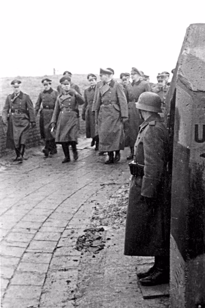 Field Marshal Erwin Rommel visited here, he believed it would be best to oppose the landings directly at the beaches.