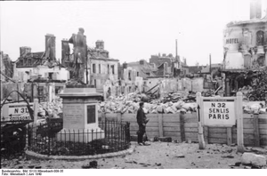 Frankreich, Juni 1940: Zerstörungen — Frankreich