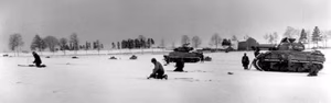 Infantry & Tanks near Bastogne