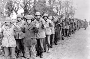 Bundesarchiv: American soldiers taken prisoner during the Ardennenoffensive
