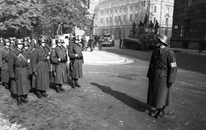 Members of the Arrowcross Party in Budapest, Dísz tér
