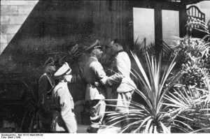 Frankreich, Metz.- Begrüßung Heinrich Himmlers — Frankreich