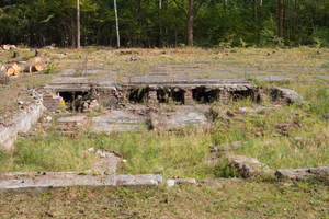 Bergen-Belsen concentration camp memorial.