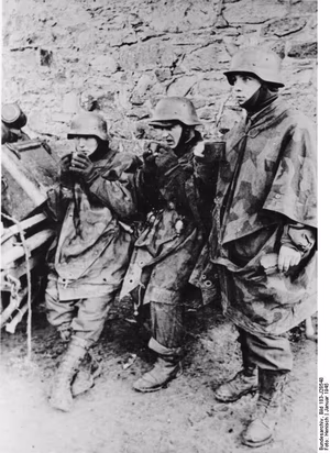Bundesarchiv: young SS grenadiers during the Ardennes offensive, December 1944