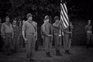 "In a few hours I'm going to take the best company of men in the world into France. We'll give the bastards hell. Strangely, I'm not particularly scared. But in my heart is a terrific longing to hold you in my arms. I love you Sweetheart - forever. Your Tom," an excerpt from a letter that was written by 1st Lt. Thomas Meehan III, company commander of E Company, 506th Parachute Infantry Regiment, 101st Air Assault. The hands of a wristwatch forever stopped at 1:12 on the morning of June 5, 1944 were lost to the fields outside of Beuzeville Au Plain, 56 years later they were recovered. A year later, in 2001, a monument was unveiled to memorialize the crew and paratroopers; closing a chapter of an unfinished story for the family, friends, loved ones and comrades of the men who lost their lives during Operation Overload. The C-47 carrying Meehan was hit with anti-aircraft fire, and caught fire near the rear of the plane. As the fire traveled forward to the cockpit, the paratroopers aboard were unable to jump because the plane's altitude was too low for the parachutes to open. All were lost in the crash. Today, June 3, 2015, Soldiers of the 101st Airborne Division (Air Assault) attend a ceremony to remember those men and their actions on that fateful day. Over 380 service members from Europe and affiliated D-Day historical units are participating in the 71st anniversary as part of JTF D-Day 71. The Task Force, based in Saint Mere Eglise, France, is supporting local events across Normandy, June 2-8, 2015, to commemorate the selfless actions by all the allies on D-Day that continue to resonate 71 years later. (U.S. Army photo by Capt. Saska Ball, USACAPOC(A) PAO) Unit: U.S. Army Civil Affairs and Psychological Operations Command (Airborne) DVIDS Tags: Marine; Soldier; 82nd Airborne Division; AFN; USAFE; 82nd; France; NAVEUR; Honor; USACAPOC; 4th Infantry Division; Band of Brothers; Normandy; Rangers; re-enactment; Sacrifice; SOCEUR; Jumpmaster; 101st; Sky Soldiers; 75th Ranger Regiment; U.S. Army Europe; Armed Forces Network; 1st ID; 82nd Airborne; Public Affairs; 25th; WWII; EUCOM; Jump Wings; Community Relations; Combat Camera; World War II; Infantry; U.S. Marines; paratrooper; Airborne; All American; Amphibious assault; 1st Infantry Division; 21st Theater Sustainment Command; U.S. Air Forces in Europe; Omaha Beach; 4th ID; 29th Infantry Division; 173rd; Utah Beach; Screaming Eagles; D-Day; Iron Mike; Greatest Generation; 101st Air Assault; European Command; 982nd COMCAM; Airborne Operation; U.S. Army Soldier; St. Mere Eglise; AFN-E; Operation Overlord; La Cambe; Re-enactors; American Cemetery; C47; Carentan; Cherbourg; Dutch Marines; 29th ID; Special Operations Command Europe; 4/25th; Foreign Wings; Task Force Normandy; 173rd Infantry Brigade; Community Engagement; U.S. Army Civil Affairs & Psychological Operations Command (Airborne); U.S. Army Europe Band; 1-507th PIR; NATO Alliance; Higgins Boat; Normandy American Cemetery and Memorial; Task Force Normandy 71; Joint Task Force D-Day 71; D-Day 71; Point Du Hoc; 101st (AASLT); La Fierre; USEREUR; 6 June 1944; Juno Beach; Foreign Jump; Dutch Sailors; 409th Combat Service Support Brigade; Naval Forces in Europe; 4/25th Infantry Brigade Combat Team (Airborne) 4/25; 1/75 Rangers; 1-507th Parachute Infantry Regiment; dday71