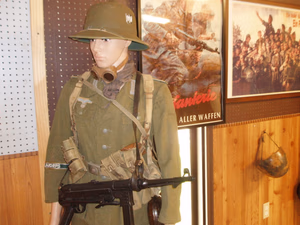 DAK NCO in original uniform and field gear.