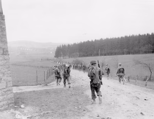 12 April, 1945. 5th Infantry Division. Photographer: Pvt. Joseph A. Jones, 165th Signal Photo Co. Photo Source: U.S. National Archives. Digitized by Signal Corps Archive.