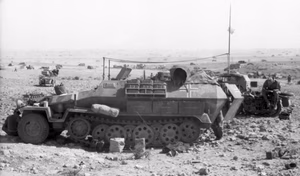 For documentary purposes the German Federal Archive often retained the original image captions , which may be erroneous, biased, obsolete or politically extreme . 1.6.1942 Nach der Schlacht bei Sidi Mustah [...] Auf Höhen von Sidi-Mustah südwestlich von Tobruk