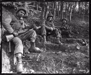 Co I, 3rd Bn., 8th Regt., 4th Inf. Div., Duren area, Germany.