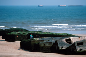 Mulberry Harbour Arromanches
