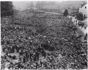 WWII, Europe, Germany, "German POWs captured by American Airborne troops in the Ruhr" NARA 195461.tif