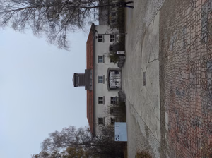 Photo of the entrance to the Dachau concentration camp in Dachau , Germany
