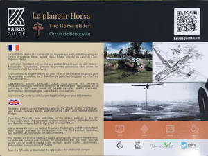 6 horsa glider landed on the night of 5-6th June 1944 next to Pegaus bridge