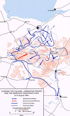 Map of the en:Falaise Pocket Downloaded from [1] en:Category:Maps of the history of Europe en:Category:Maps of World War II in Europe